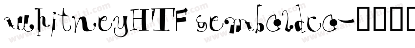 whitneyHTF semboldco字体转换